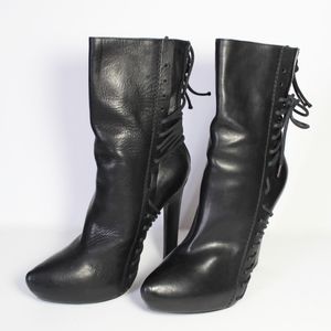HAIDER ACKERMANN LACE UP BOOTS